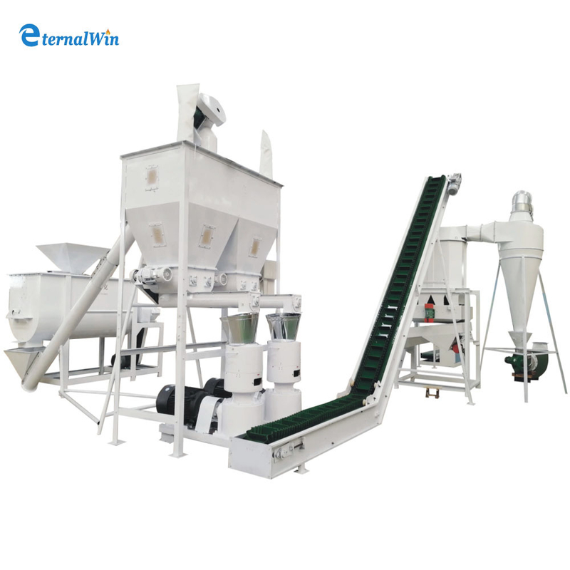 1000-5000kg/h Wood Pellet Making Machine Whole Set Wood Mill Production Line