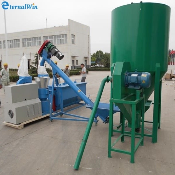 Factory supply Chicken/Animal/Cow Feed Pellet Machine Production Line 1ton 2ton