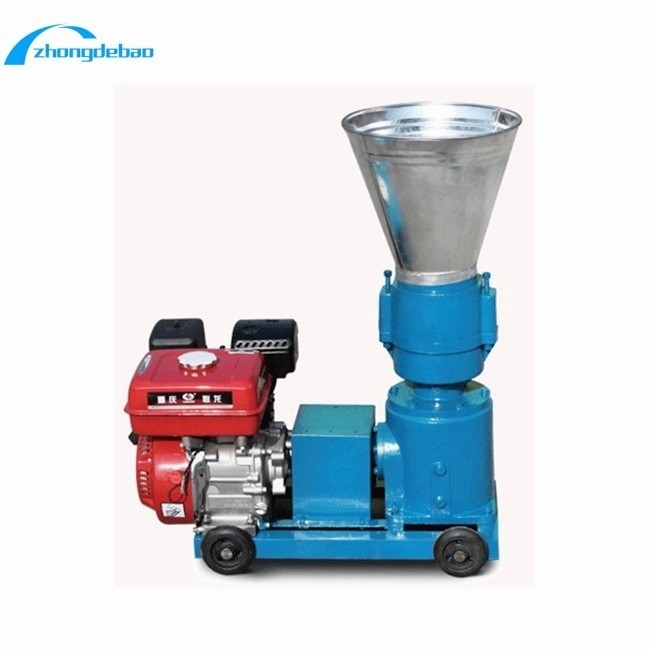 Diesel Engine Power Type 10HP Animal Feed Pellet Processing Machine 90-120kg/h output Feed Pellet Making Machine