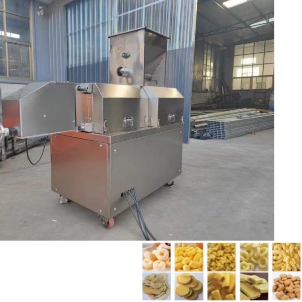 CE Approve Screw Food Extruder Machine for Corn Stick Puffing Machine