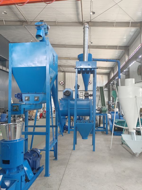 Customizable Animal Feed Pellet Production Line with Engineer Guide Installation and 380V/50Hz/3Phase Power Supply