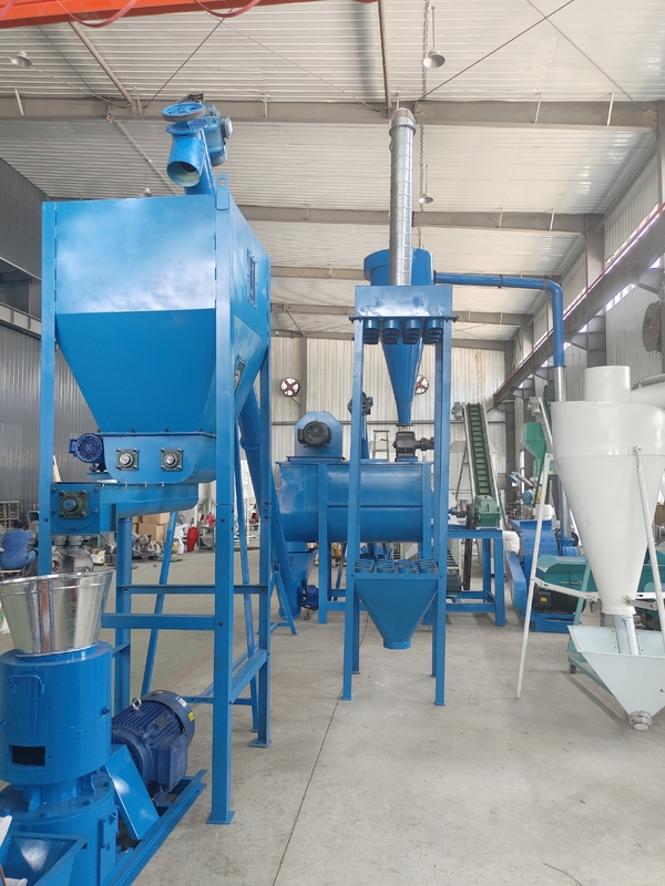 Customizable Animal Feed Pelletizing Line with Engineer Guide Installation and 380V/50Hz/3Phase Power Supply