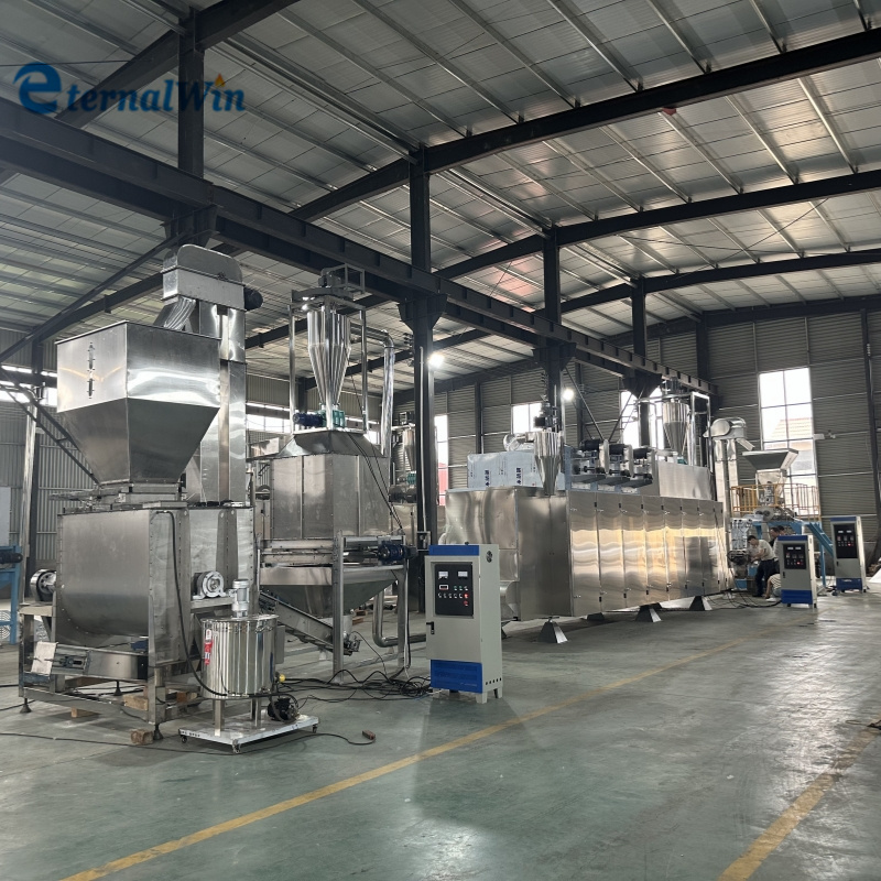 φ95mm Screw Diameter Floating Fish Feed Production Line with CE Certificate 0.8-10mm Feed Pellet Size