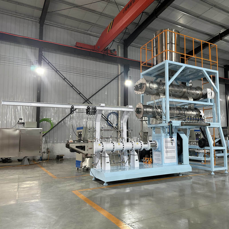 Dog Pet Extrusion Production Line Machinery Floating Fish Feed Production Line For Tilapia Fish Feed