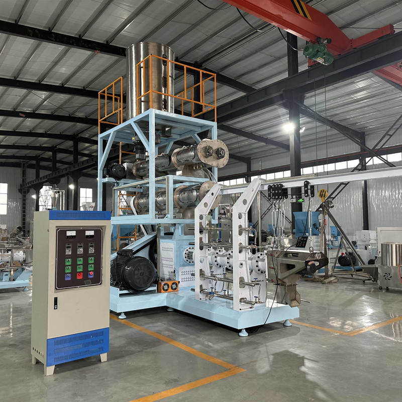 Dog Pet Extrusion Production Line Machinery Floating Fish Feed Production Line For Tilapia Fish Feed