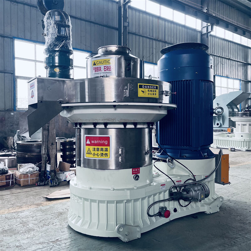 High Efficiency Ring Die Wood Pellet Mill for Biomass Fuel with Heavy-Duty Construction and User-Friendly Design