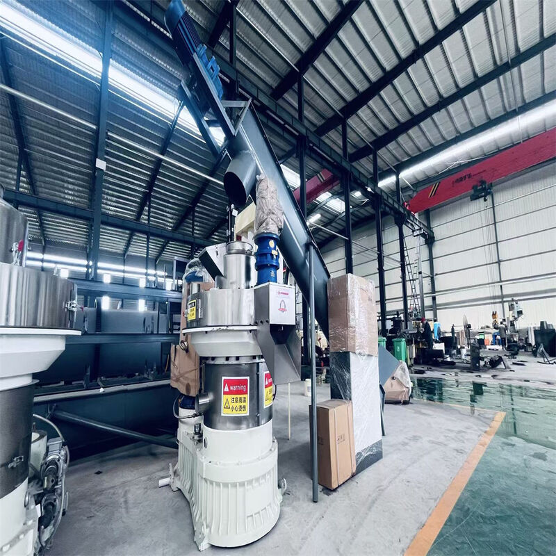 High Efficiency Ring Die Wood Pellet Mill for Biomass Fuel with Heavy-Duty Construction and User-Friendly Design