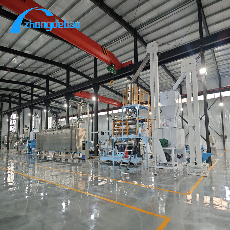 Customized Colour Floating Fish Feed Production Line Featuring Pillow Or Bread Shape Briquette and Main Motor Power 5.5-160kw for Aquaculture Feed