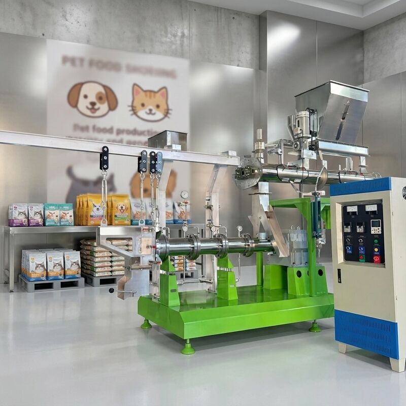 500kg/h Wet-Type Twin-Screw Extruder for Dog Food and Fish Feed