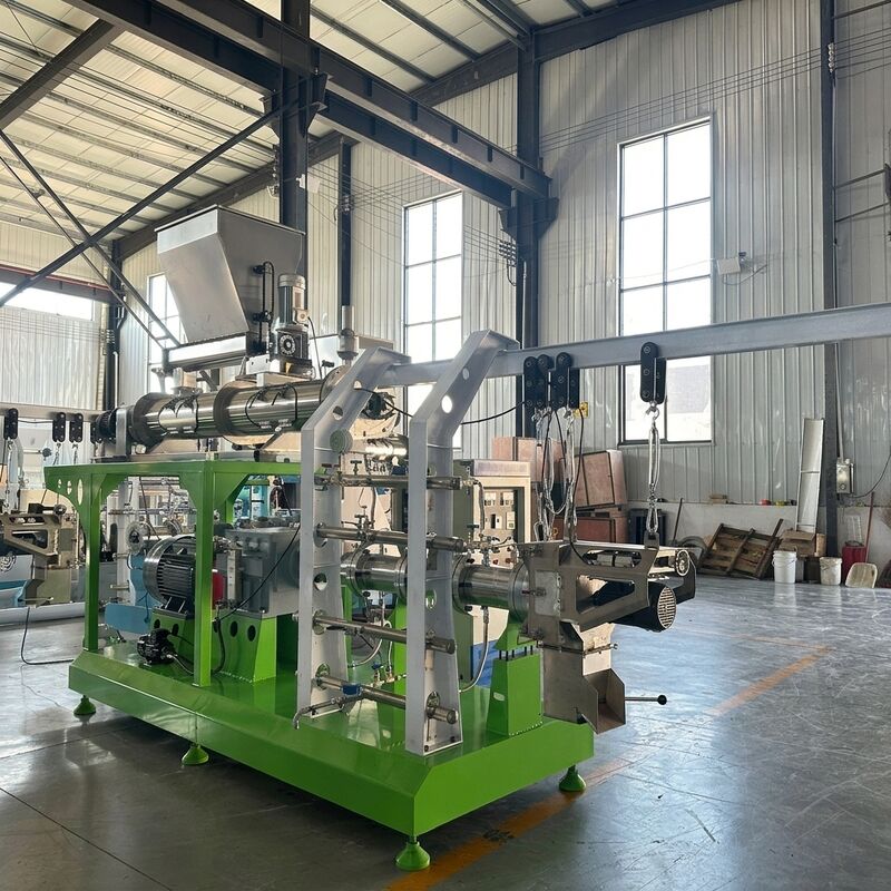 500kg/h Wet-Type Twin-Screw Extruder for Dog Food and Fish Feed