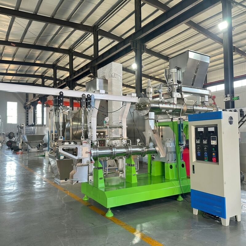 500kg/h Wet-Type Twin-Screw Extruder for Dog Food and Fish Feed