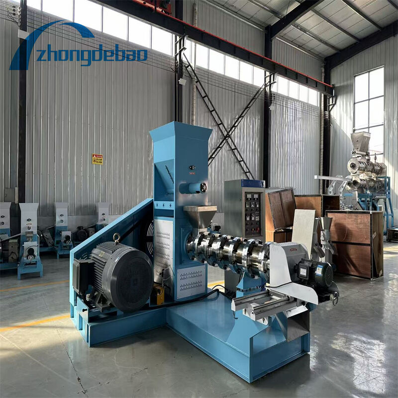 Fish Feed Extruder Machine DGP100 Floating And Sinking Pellet Maker For Aquaculture Feed Mill With Heavy Duty Frame