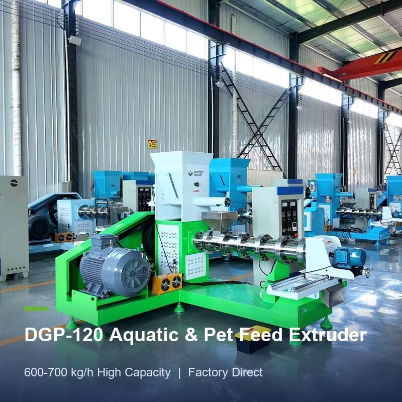 Aquaculture Feed Extrusion Line DGP120 Shrimp Fish Pellet Machine For Commercial Feed Factory With Stable Output