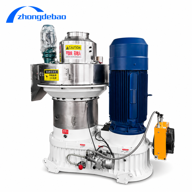1-10T/H Wood Waste Sawdust Pellet Production Line Large Scale Biomass Fuel Making Plant
