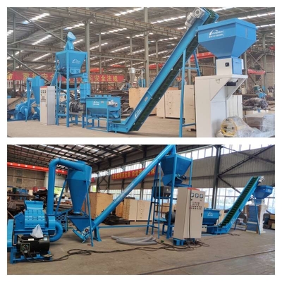 500kg/H Wood Pellet Production Line With 2 Years Warranty And CE Certification