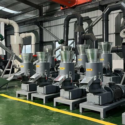 Customizable 800kg/H Wood Pellet Mill Machine In Wooden Case CE