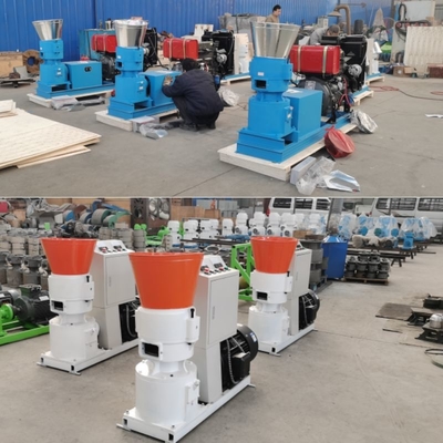 Electric Diesel PTO Pellet Mill 2.5-12mm Cattle Feed Pellet Machine