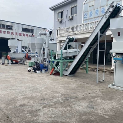 132kw Biomass Pellet Production Line 2-12mm Wood Chip Pellet Mill