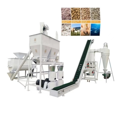 Long Service Customized Pelletizing Processing Line For Animals Feed