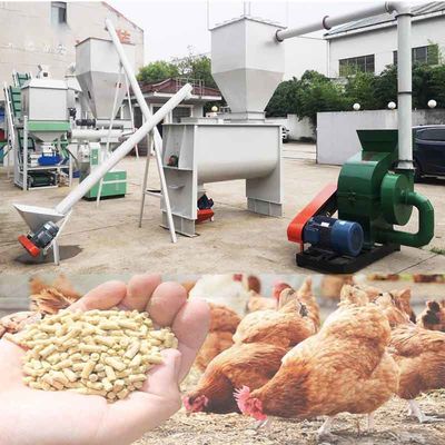2000kg/H Capacity Ring Die Feed Pellet Mill with Stainless Steel Construction for Poultry Feed