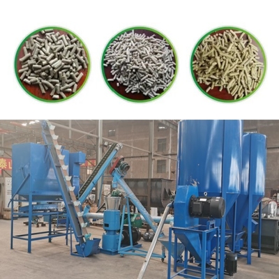 100-1200kg/H Animal Feed Pellet Machine Farm Flat Die Pellet Mill Dog Food