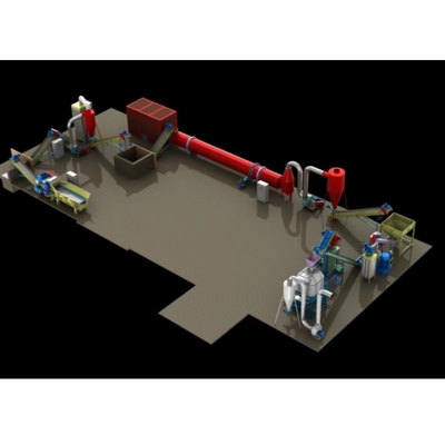 Granulator Biomass Pellet Production Line Wood Sawdust Pellet Making Machine