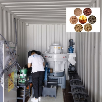Large Capacity Biomass Pellet Production Line Fuel Straw Pellet Making Machine