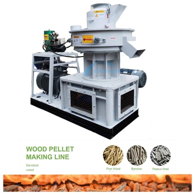 450 Model Wood Pellet Mill Machine 1000kg/H Vertical Ring Die Pellet Mill Biomass