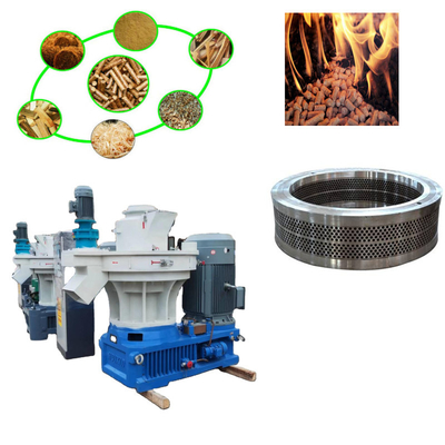 6mm-12mm Wood Pellet Mill Machine 380V Wood Pellet Extruder