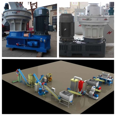 Pellets Plant 12mm Vertical Ring Die Pellet Machine Hardwood Pellet Mill Rice Husk