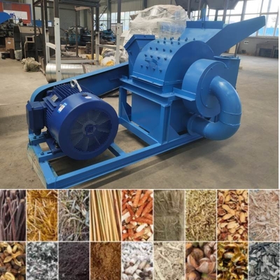 CE Wood Log Chipper Machine 3-30kw Sawdust Log Shredder Machine
