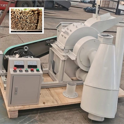Log Hammer Mill Grinder Crusher Machine For Tree Branch Chipper Wood Bark