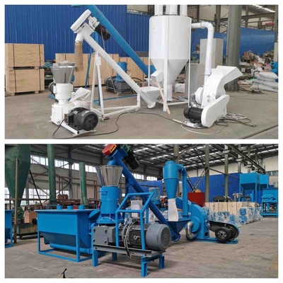 500kg/H Poultry Feed Pellet Making Machine Chicken Cattle Feed Pellet Plant
