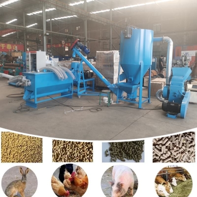 Automatic Feed Pellet Maker 300-800kg/H Animal Chicken Feed Pellet Maker