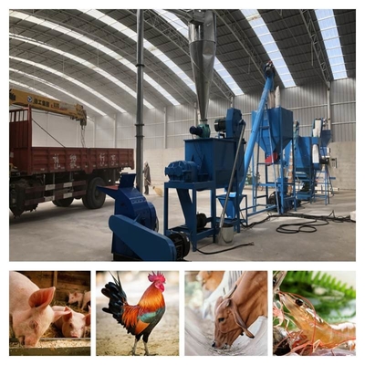 30kw Animal Food Pellet Making Machine Low Maintenance Farm Livestock Feed Pellet Mill