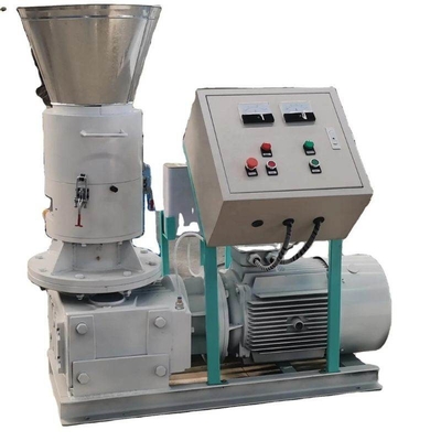 Diesel Engine Flat Die Wood Pellet Mill 600-900kg/H