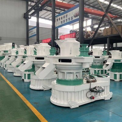 High Efficiency Vertical Ring Die Pellet Mill for Biomass with Vertical Feeding and Energy Saving Design