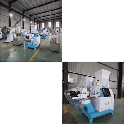 Automatic Dry Type Fish Feed Extruder Electric Heating For Large Scale Production