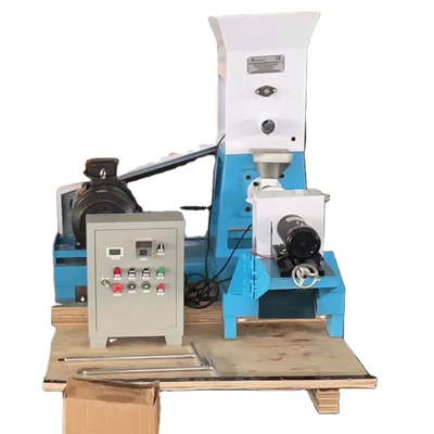 Farming Soybeans Floating Fish Feed Extruder Full Fat Soya Extruding Machine
