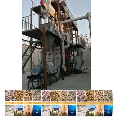 1-12mm Feed Pellet Size Animal Feed Pellet Production Line