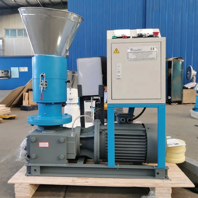 Automatic Wood Pellet Maker 7.5-37KW Power Overload Protection Carbon/Alloy Steel