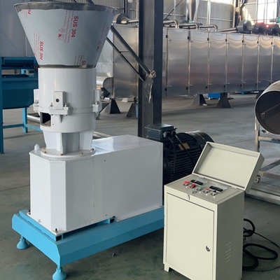 80-1200kg/h Electric Pellet Manufacturing Machine with Alloy Steel Rollers