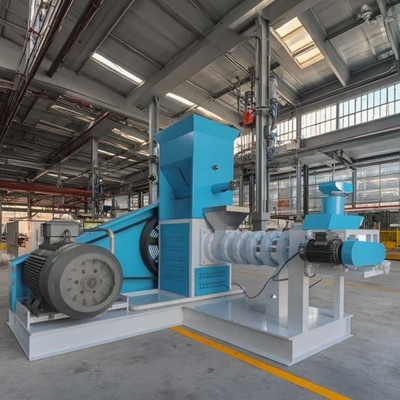 Single Double-Screw Snask Food Extruder Machine for Fish Feed Affordable