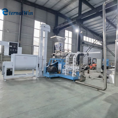 φ95mm Screw Diameter Floating Fish Feed Production Line with CE Certificate 0.8-10mm Feed Pellet Size