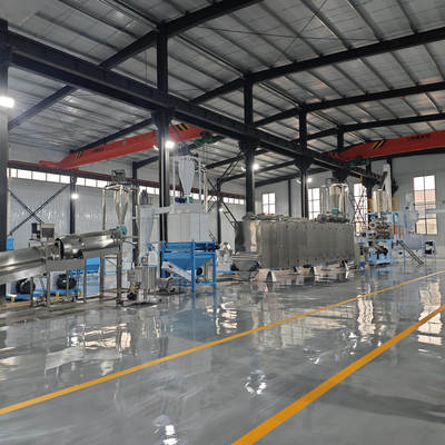 CE Certified 1-2t/h Floating Fish Feed Production Line with Twin-Screw System and Wet Extrusion Chamber