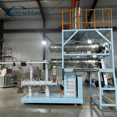 Main Power 37-160kw Floating Fish Feed Machine Industrial Grade Floating Feed Pellet Machine for Fish Farming Facilities
