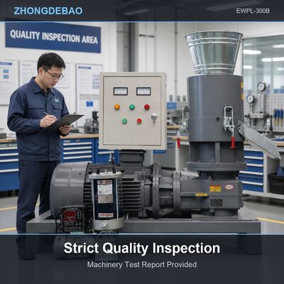 Wood Pellet Press Machine Diesel Engine Powered Sawdust Pellet Mill For Farm Barn Use And Stable Animal Bedding Making